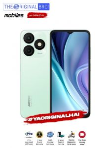 Itel A50 - 4GB RAM - 64GB Storage - PTA Approved - 12 Months Warranty - Green - The Original Bro Mobiles - TOB29
